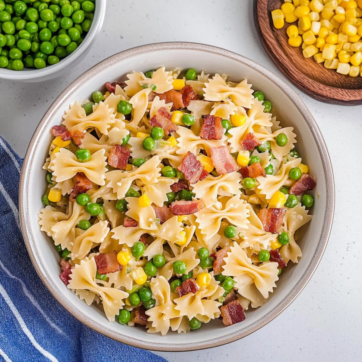 Bacon Pea Pasta Salad: A Refreshing Twist for Summer Fun