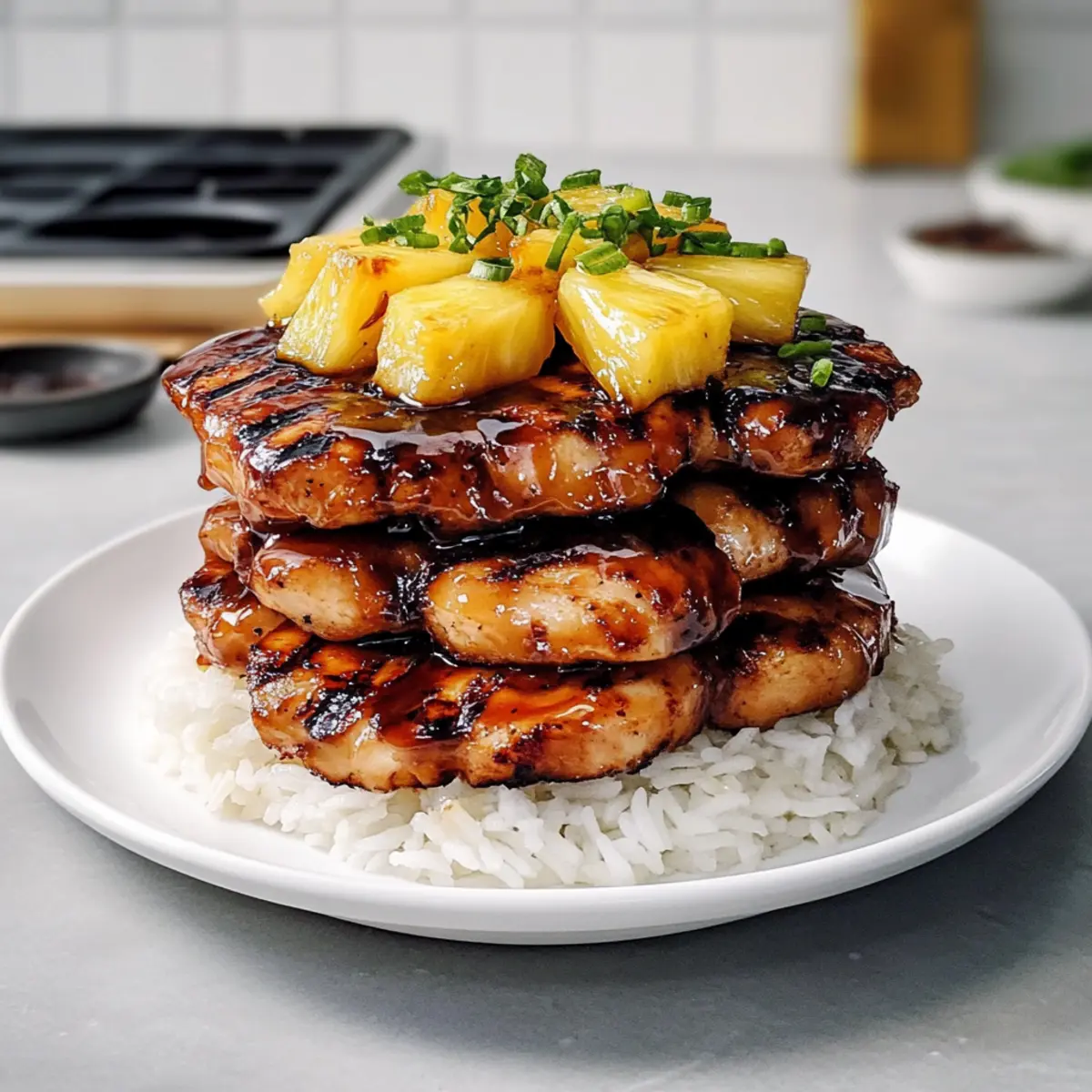 Ultimate Hawaiian Huli Huli Chicken Stack for Summer Fun