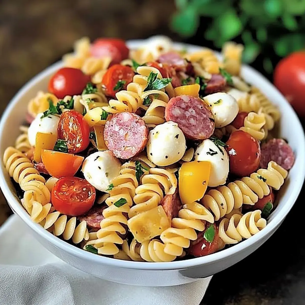 Antipasto Pasta Salad: Vibrant, No-Mayo Summer Delight