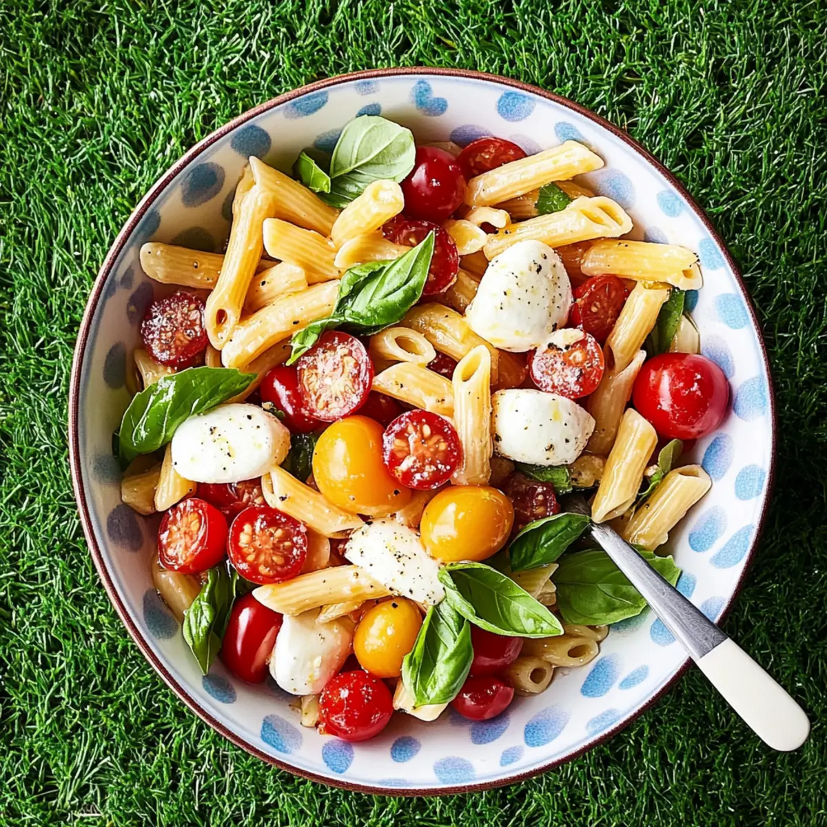 Refreshing Caprese Pasta Salad for Easy Summer Gatherings