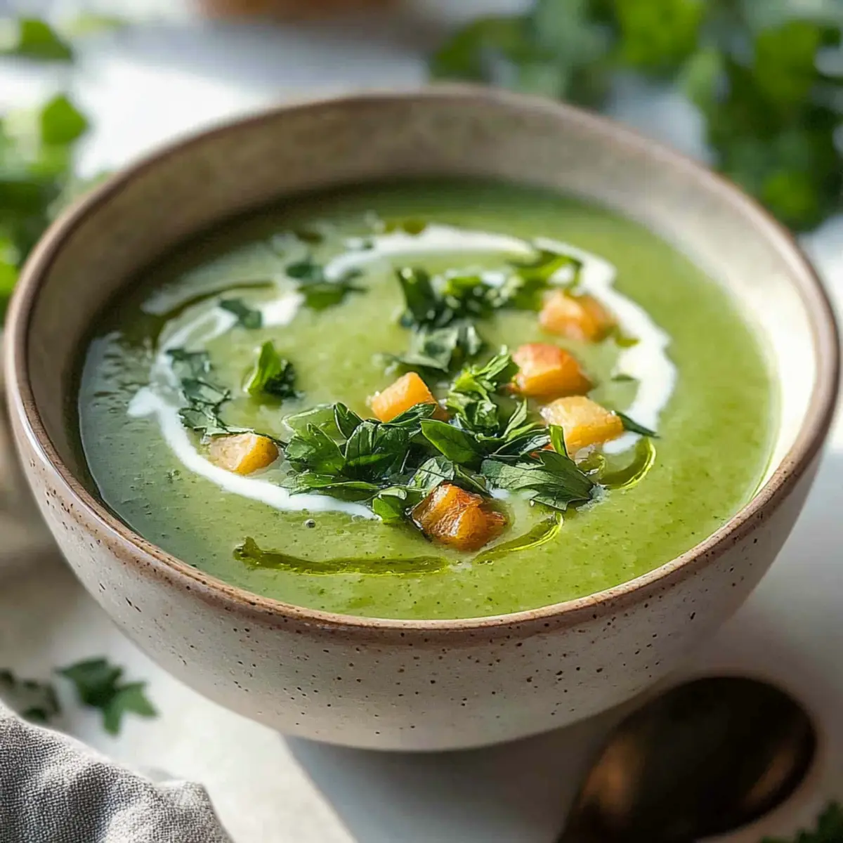 Revitalize Your Day with Fresh Spring Herbs Soup