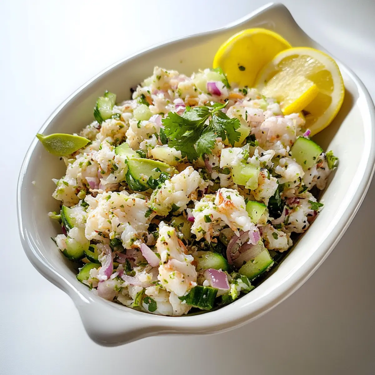 Crab Salad with Asian Herb Dressing: A Refreshing Delight