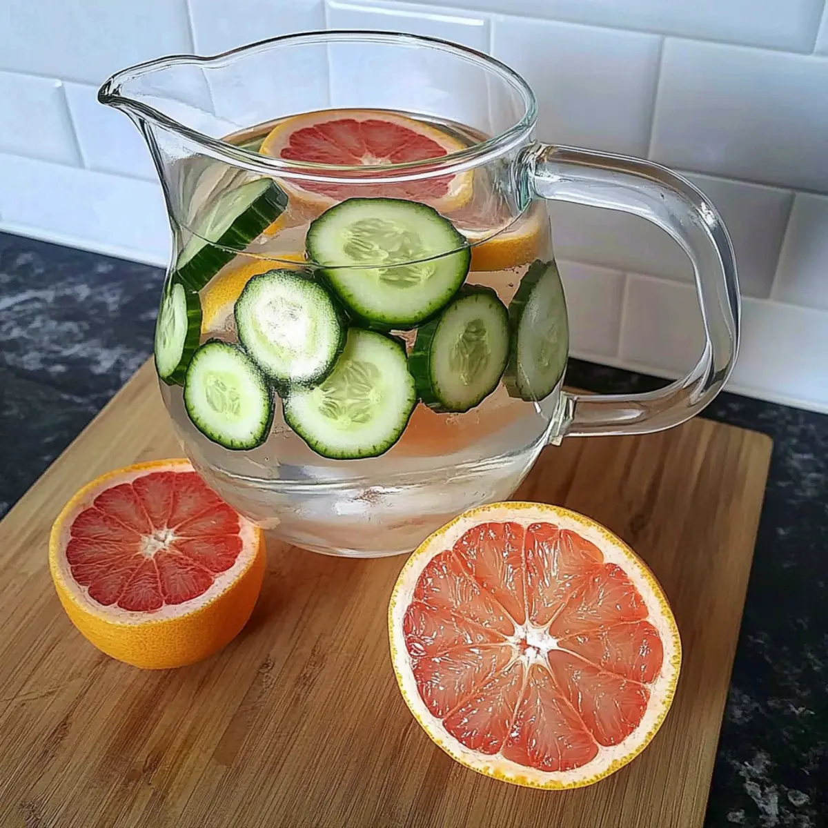 Cucumber Grapefruit Water for Ultimate Refreshing Hydration