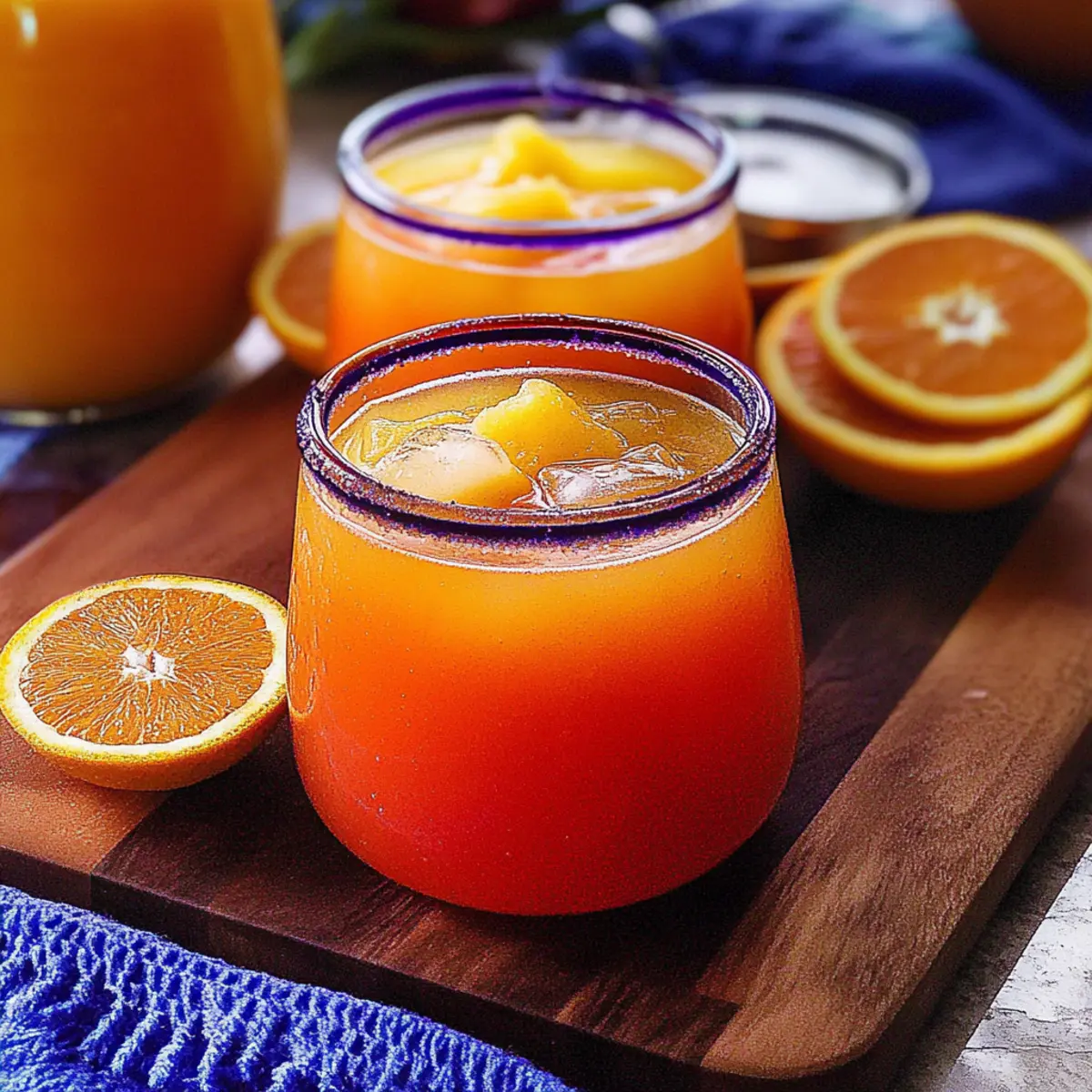 Delicious Papaya Agua Fresca with Orange Juice for Summer Sips