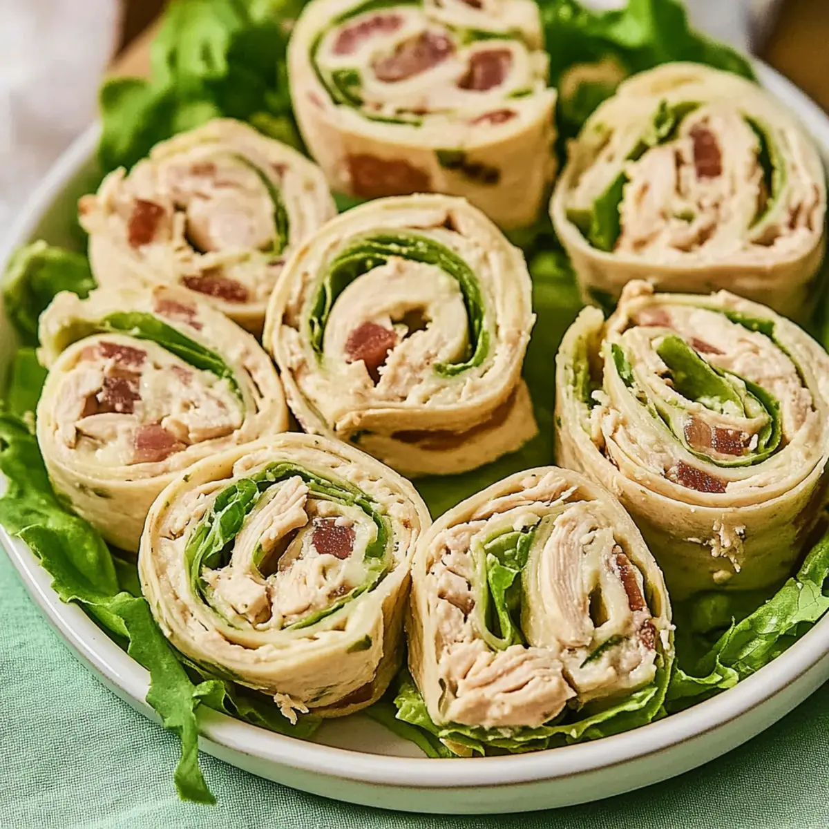 Delicious Chicken Caesar Pinwheels for Healthy Snacking