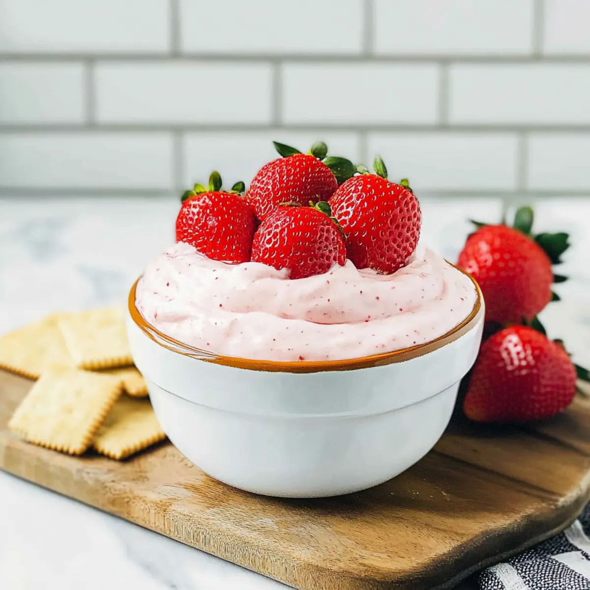 Sweet and Creamy Strawberry Dip for Fun Dessert Dipping