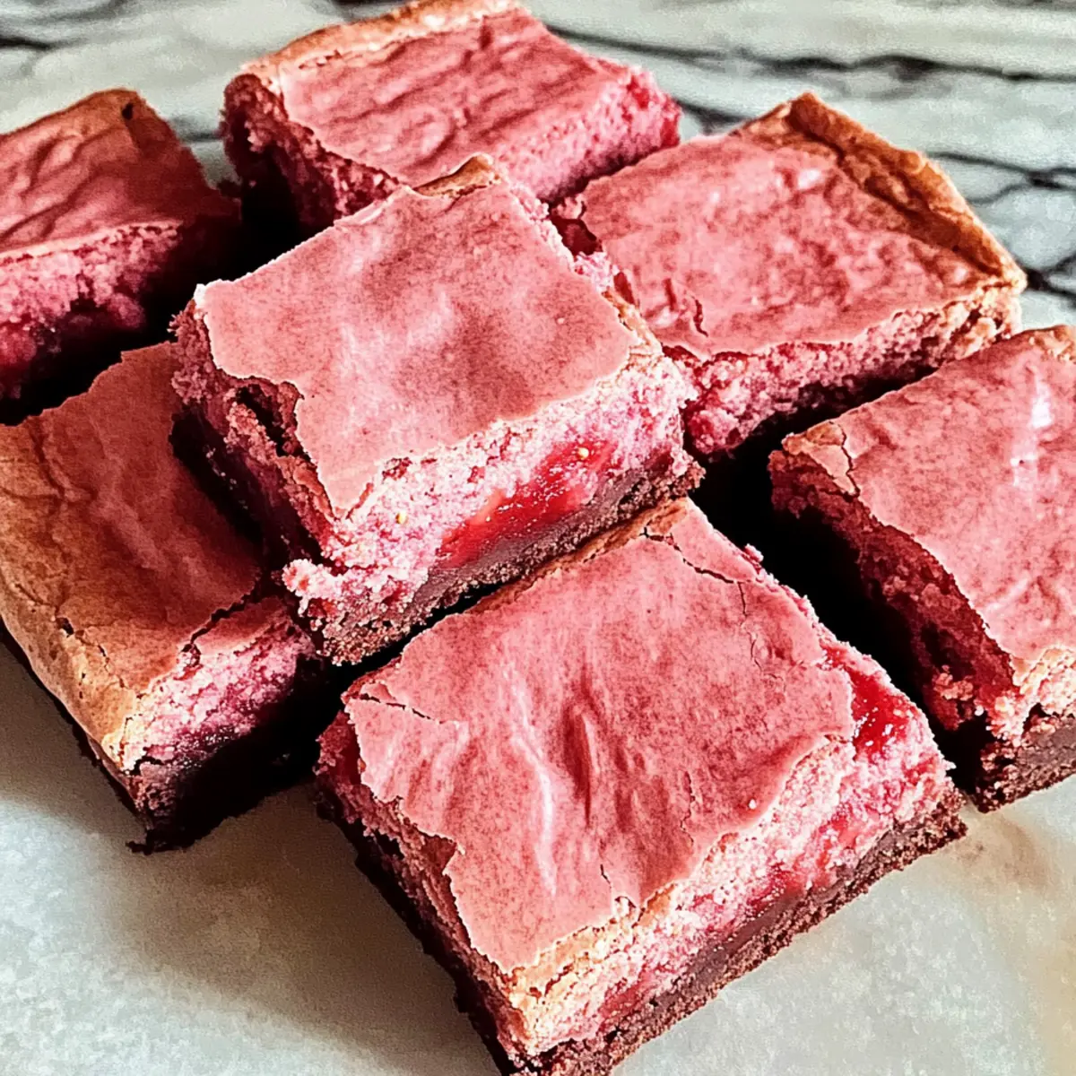 Fudgy Strawberry Brownies: A Simple, Chewy Delight