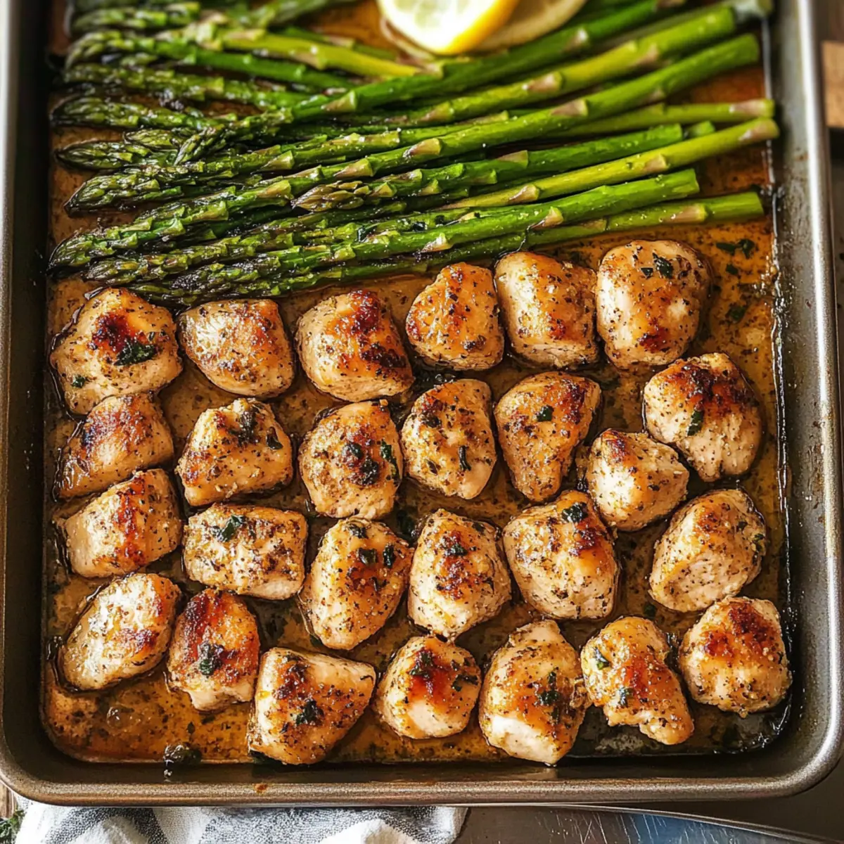 Baked Chicken Bites with Asparagus: Your New Favorite Dinner
