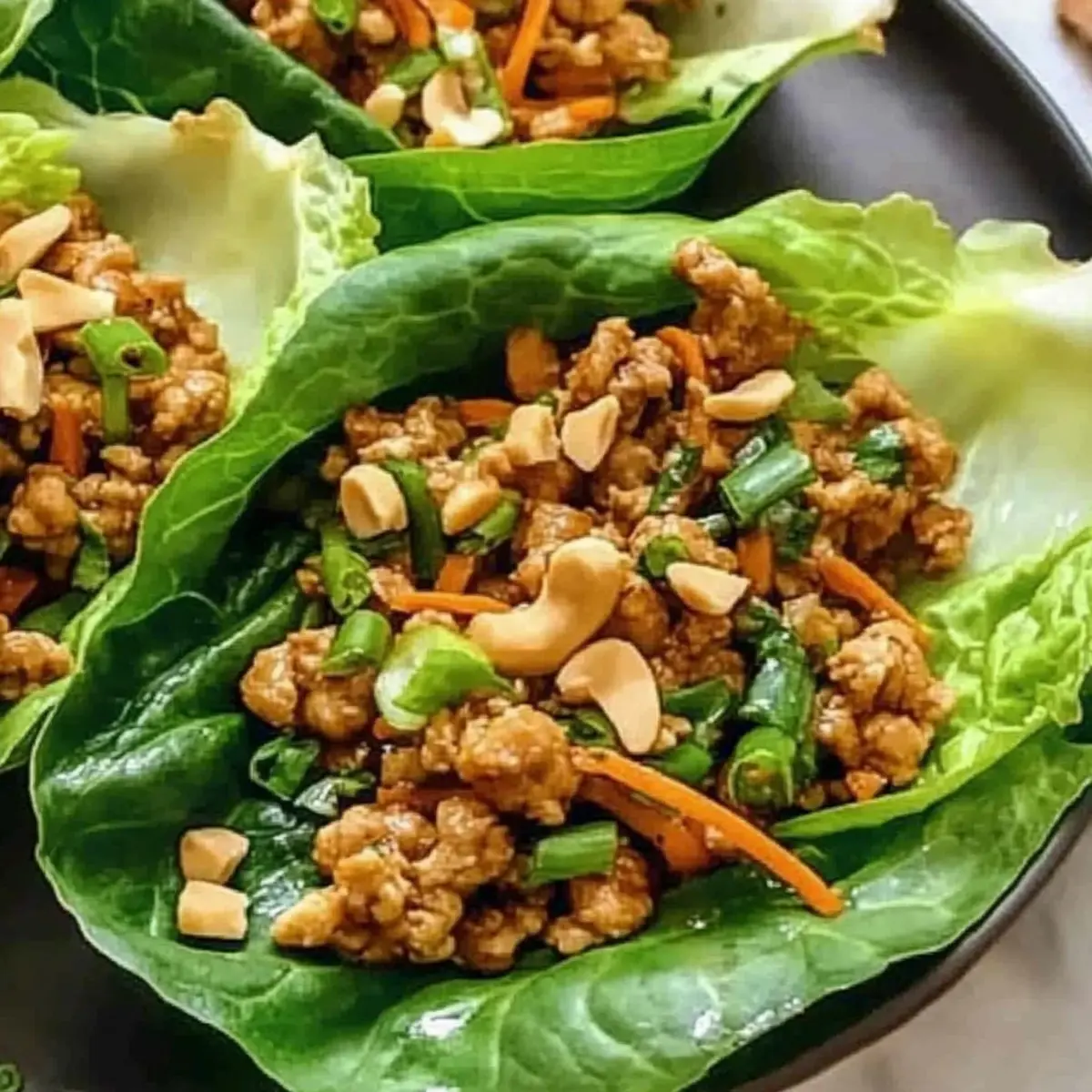Delicious Thai Chicken Lettuce Wraps for Healthy Cravings