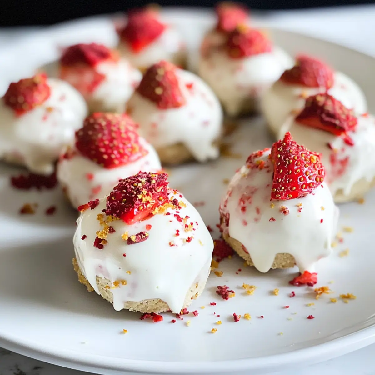 5-Ingredient Strawberry Shortcake Bites for a Healthy Treat