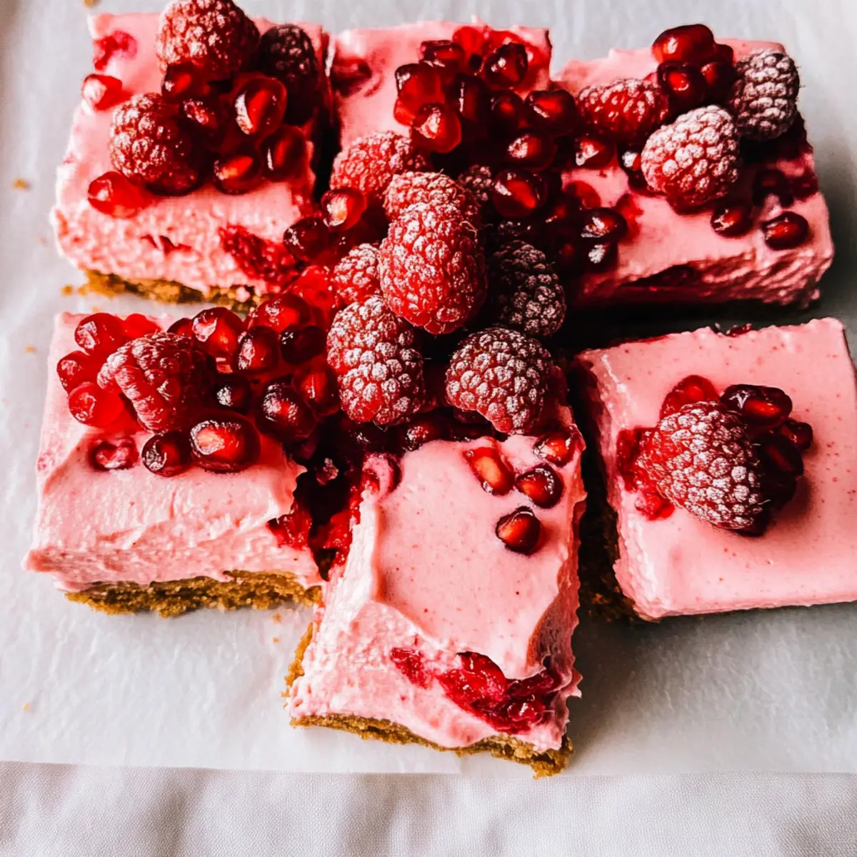 Raspberry Mousse Squares: A Light and Luscious Delight