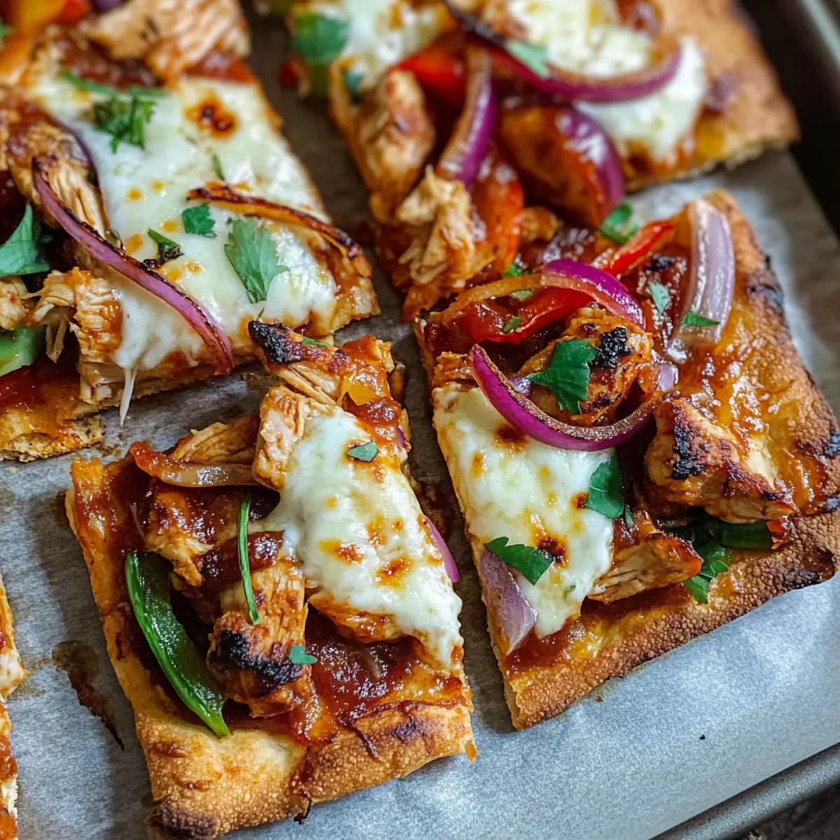 BBQ Chicken Flatbreads: Quick, Crispy, and Customizable Treats