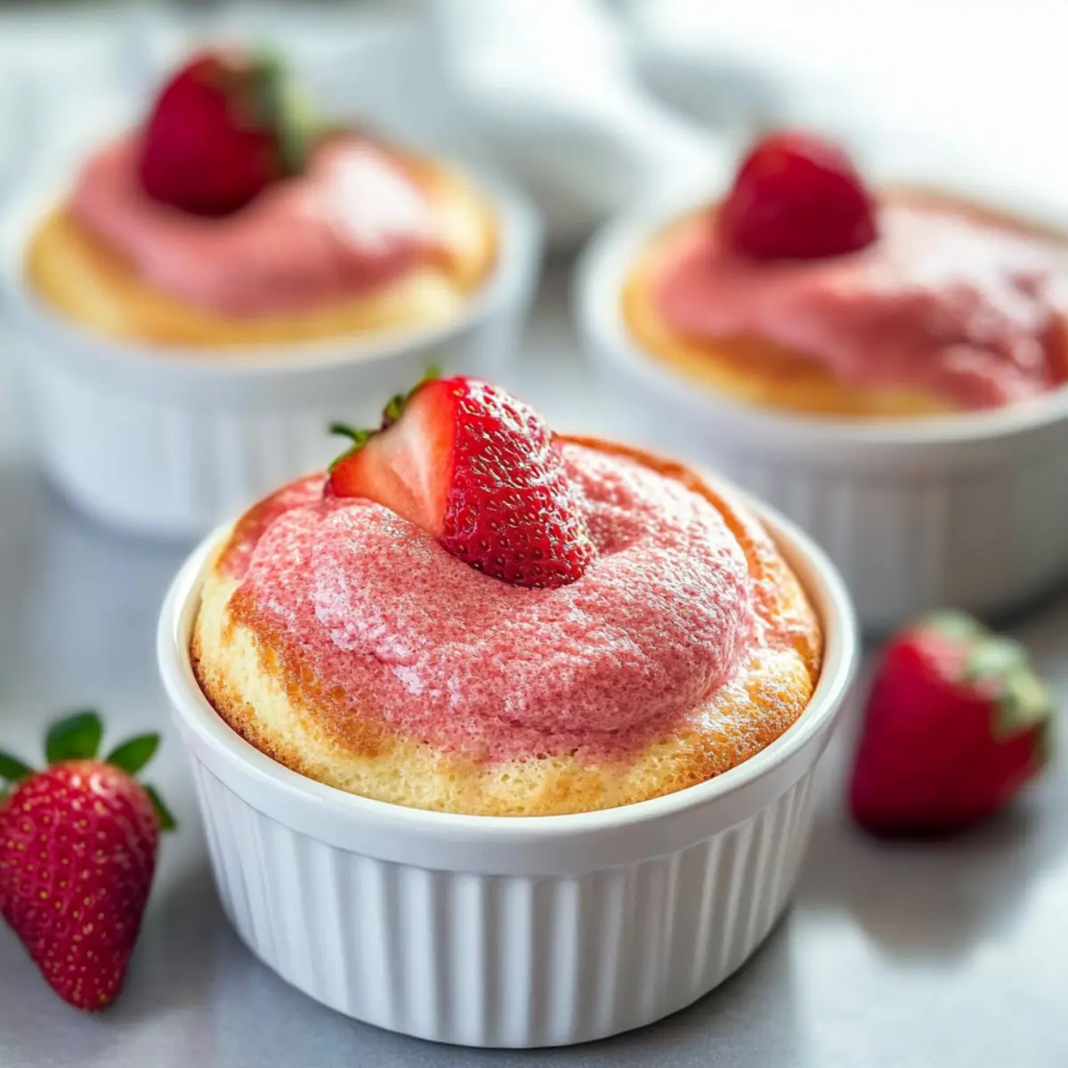 Light & Fluffy Strawberry Soufflé for a Refreshing Summer Treat