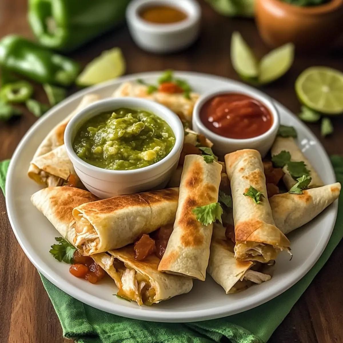 Crispy Green Chile Chicken Quesadilla Sticks for Game Day Fun
