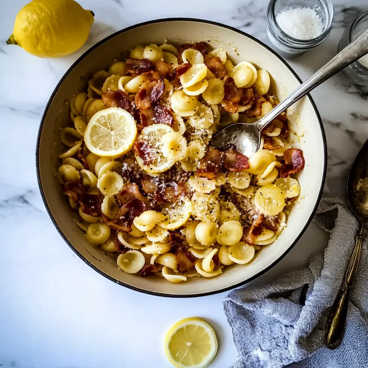 Summer Squash Pasta with Bacon: A Zesty Dinner Delight