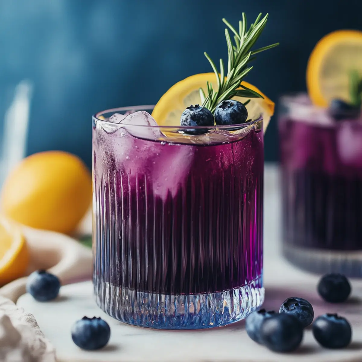 Sparkling Blueberry Ginger Mocktail for Refreshing Celebrations