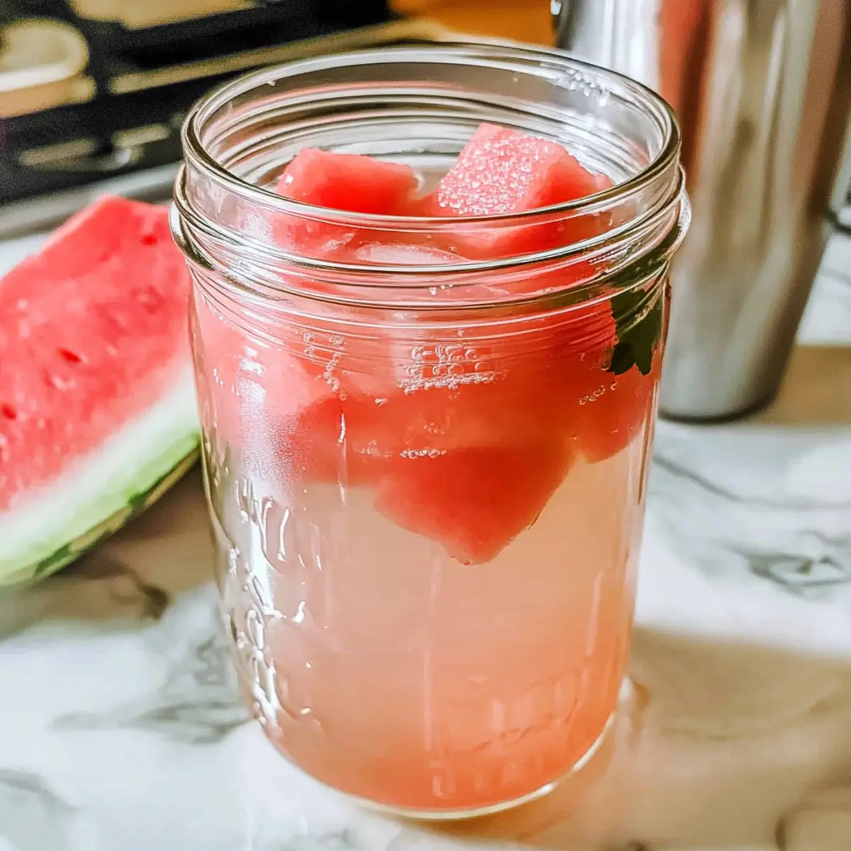 Hydrate with This Refreshing Watermelon Electrolyte Drink