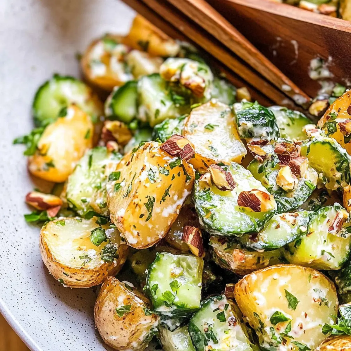 Vibrant Roasted Potato Salad with Crunchy Pistachios