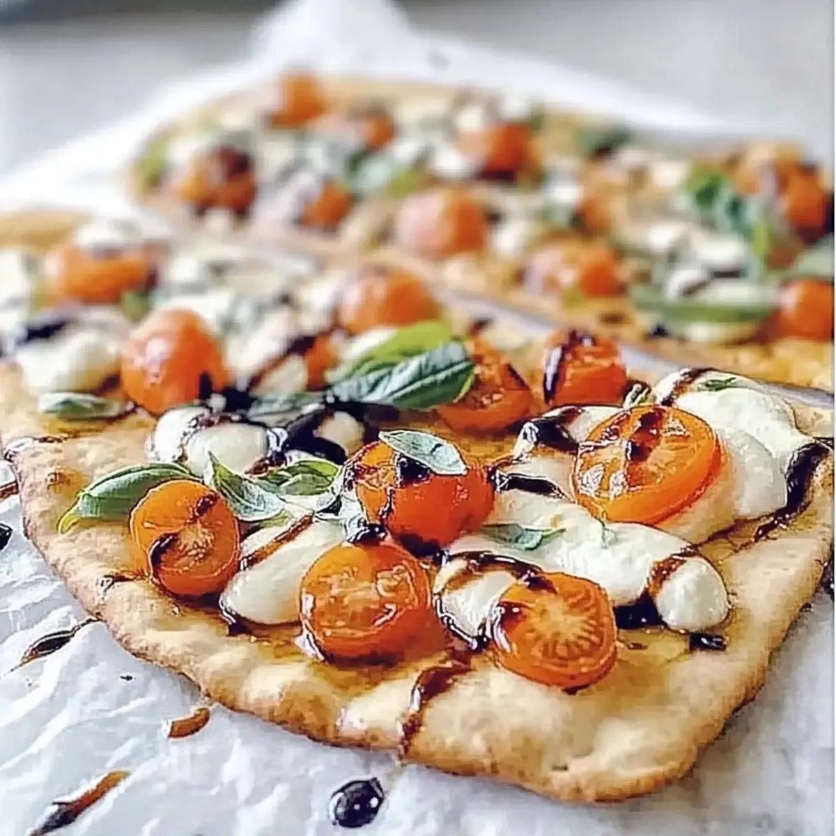 Delicious Caprese Flatbread Recipe for Effortless Summer Nights