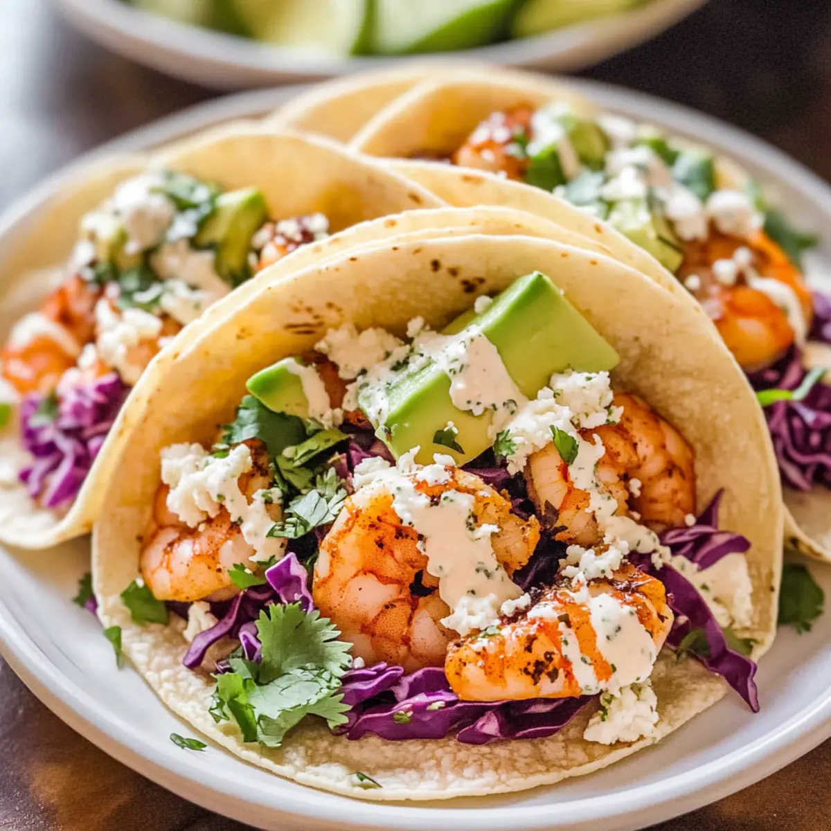 Flavor-Packed Shrimp Tacos with Zesty Garlic-Lime Crema