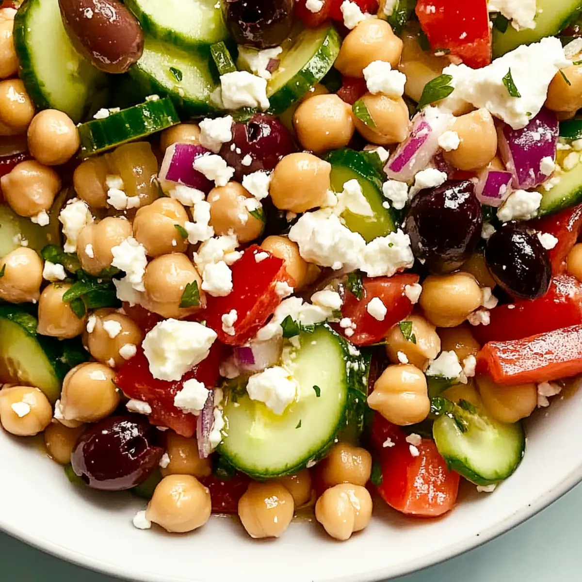 Mediterranean Chickpea Salad: Fresh, Flavorful, and Nutritious