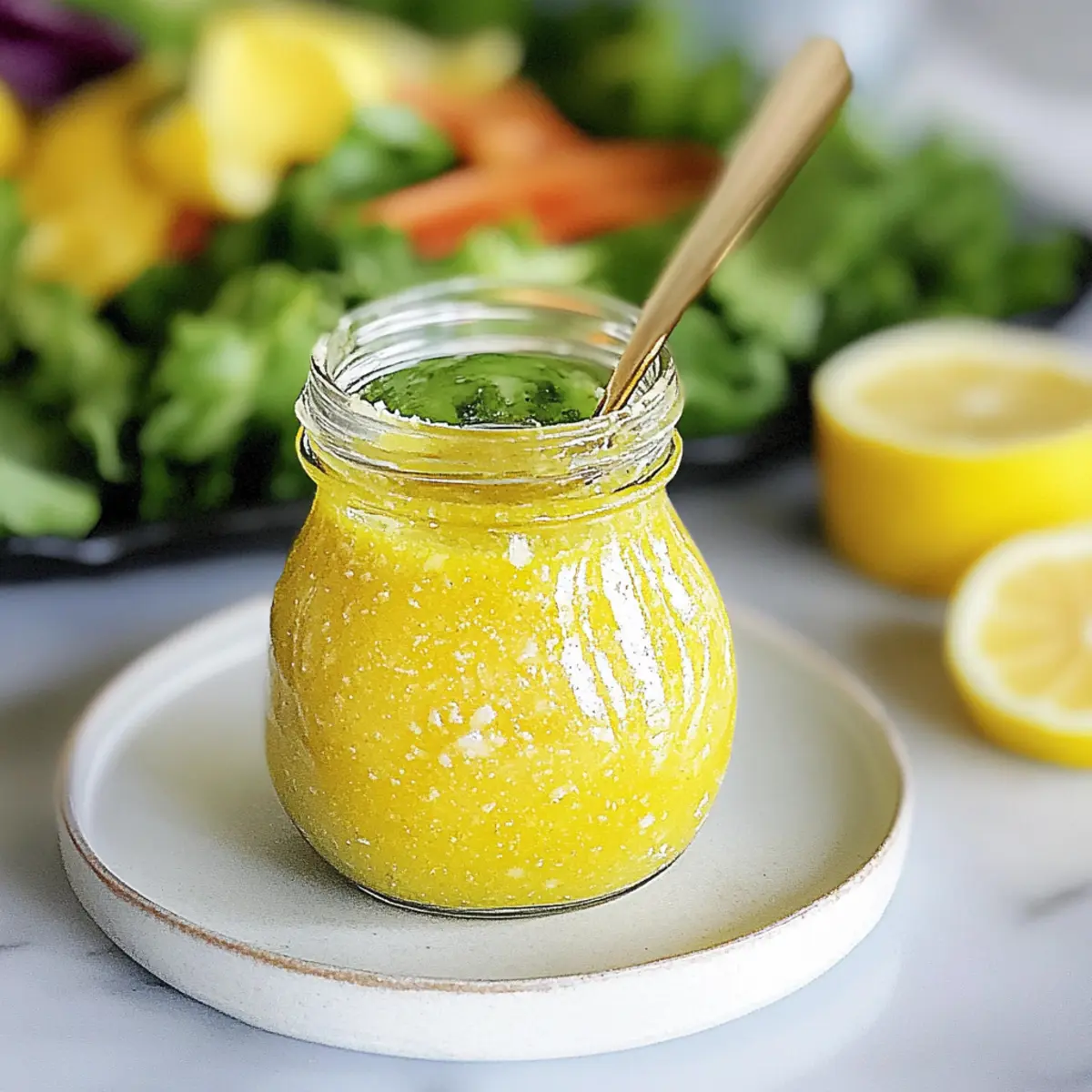 Zesty Lemon Parmesan Vinaigrette to Elevate Your Salads
