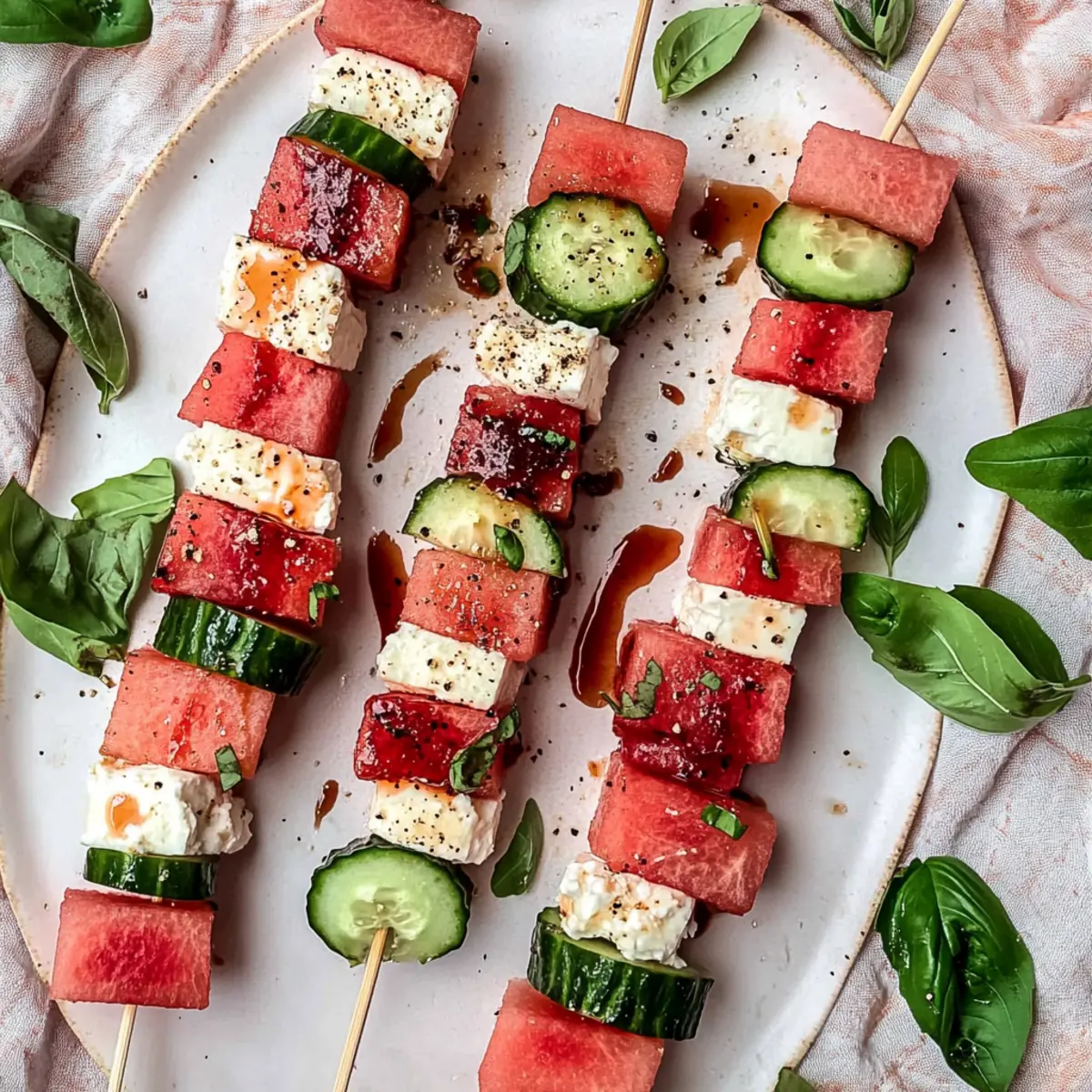 Watermelon Feta Skewers: Your Ultimate Summer Refreshment
