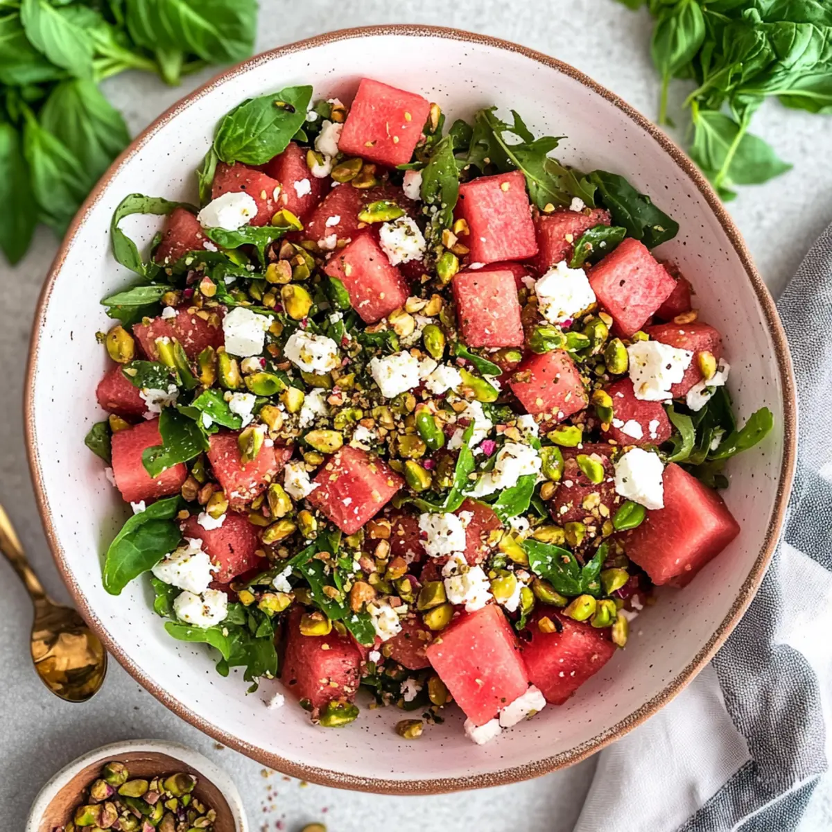 Delicious Watermelon Arugula Salad to Refresh Your Summer!