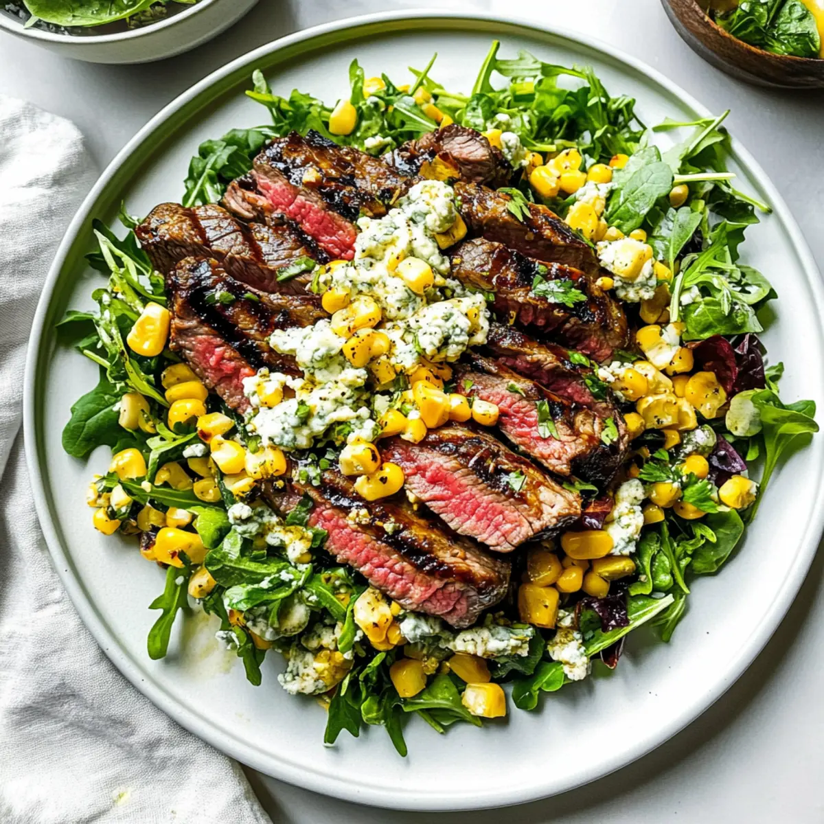 Savory Gorgonzola Steak Salad for a Fresh Flavor Boost