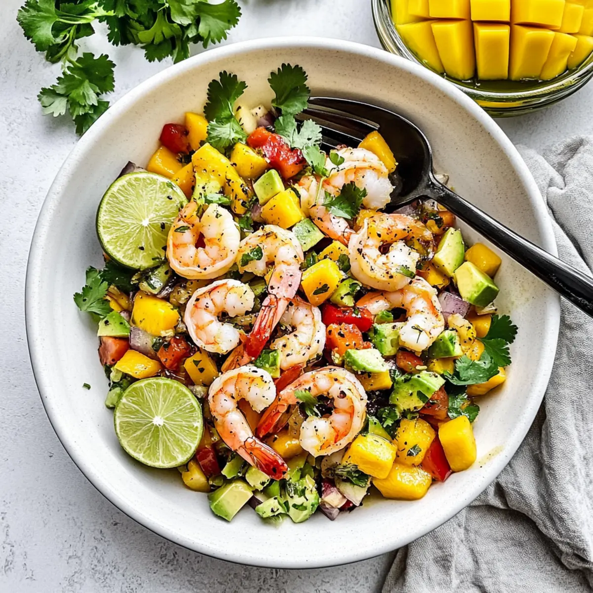 Mango Avocado Shrimp Salad: A Refreshing Summer Delight