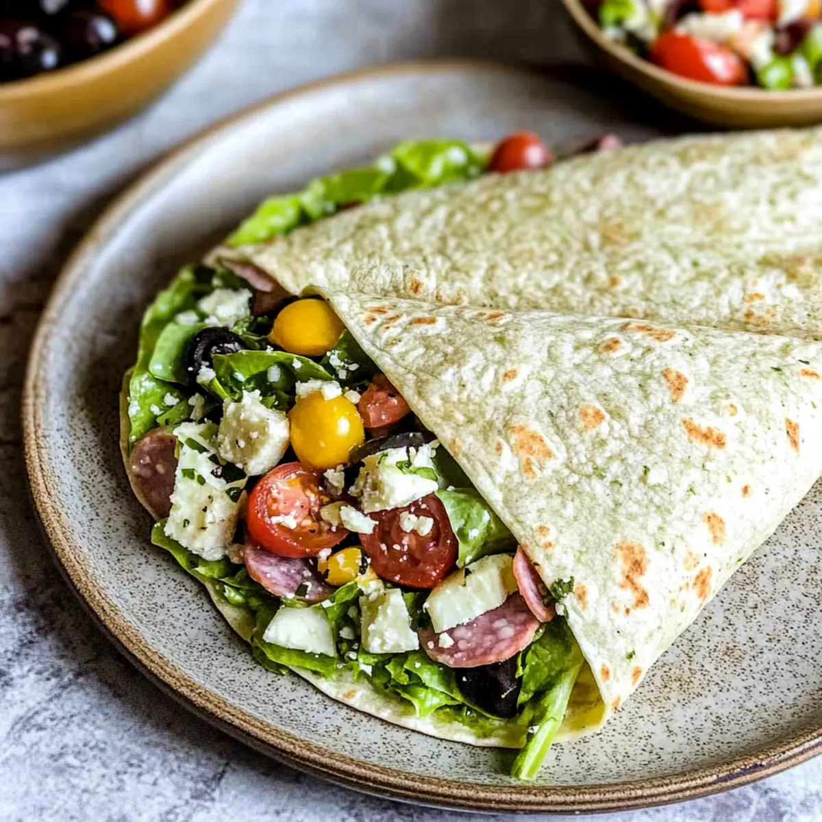 Vibrant Italian Wraps That Will Ignite Your Taste Buds
