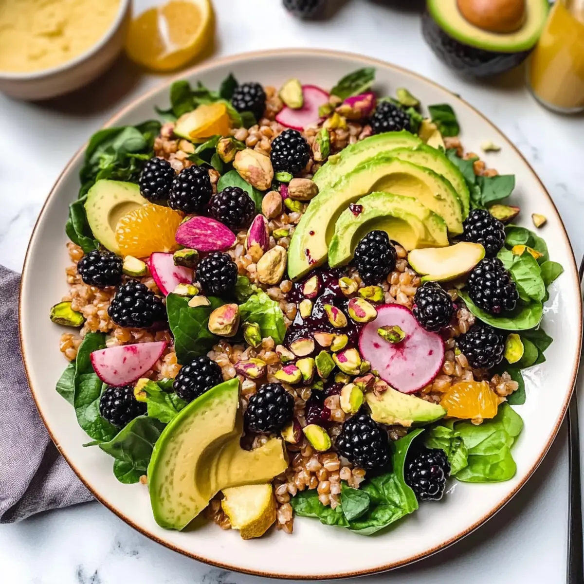 Bright & Crunchy Easy Farro Salad You’ll Love Making