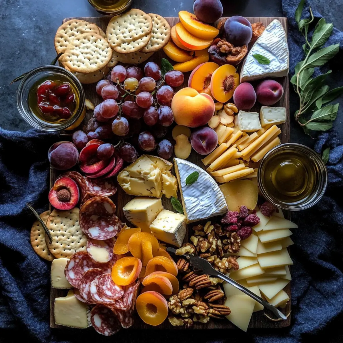 Vibrant Stone Fruit and Cheese Charcuterie for Summer Fun