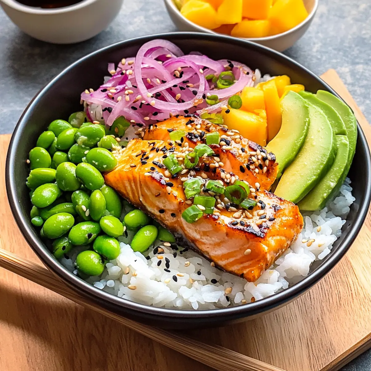 Savory Salmon Rice Bowl Recipe for a Healthy Dinner Delight