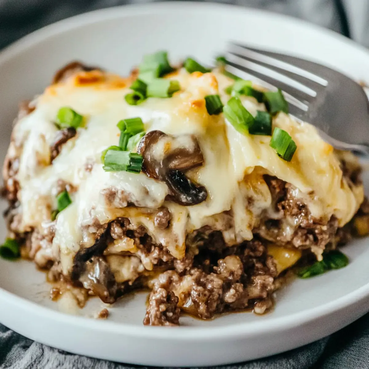 Mushroom Cheeseburger Casserole: Comfort Food Redefined