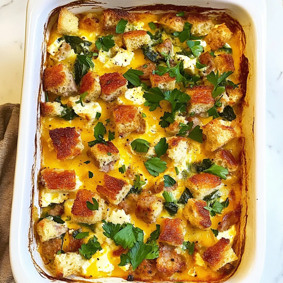 Delicious Breakfast Egg Casserole Packed with Flavor and Love