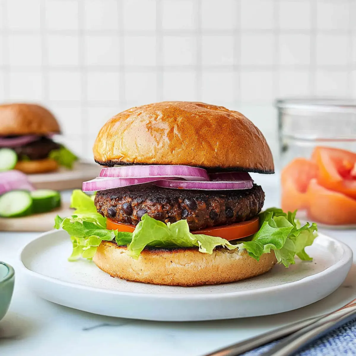 Savory Easy Black Bean Burger Ready in 30 Minutes!