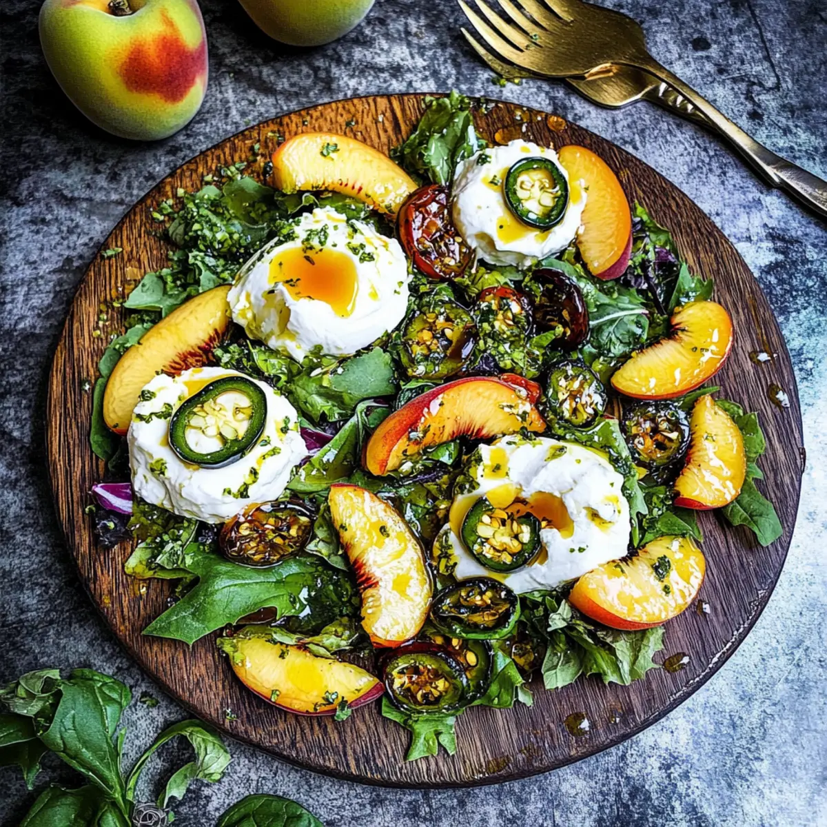 Peach and Burrata Salad: A Sweet, Savory Summer Delight