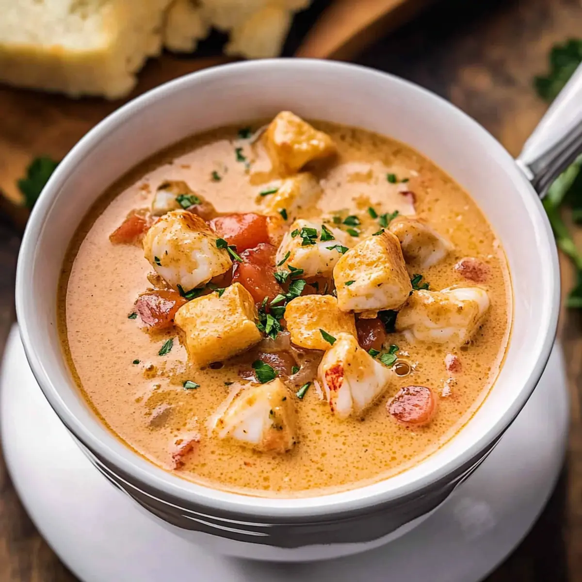 Indulge in Creamy Slow Cooker Seafood Bisque Delight