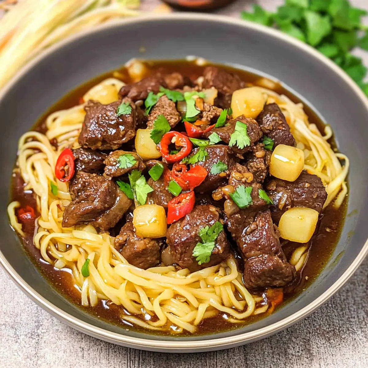 Savory Thai Beef Stew: Easy Comfort in Every Bite