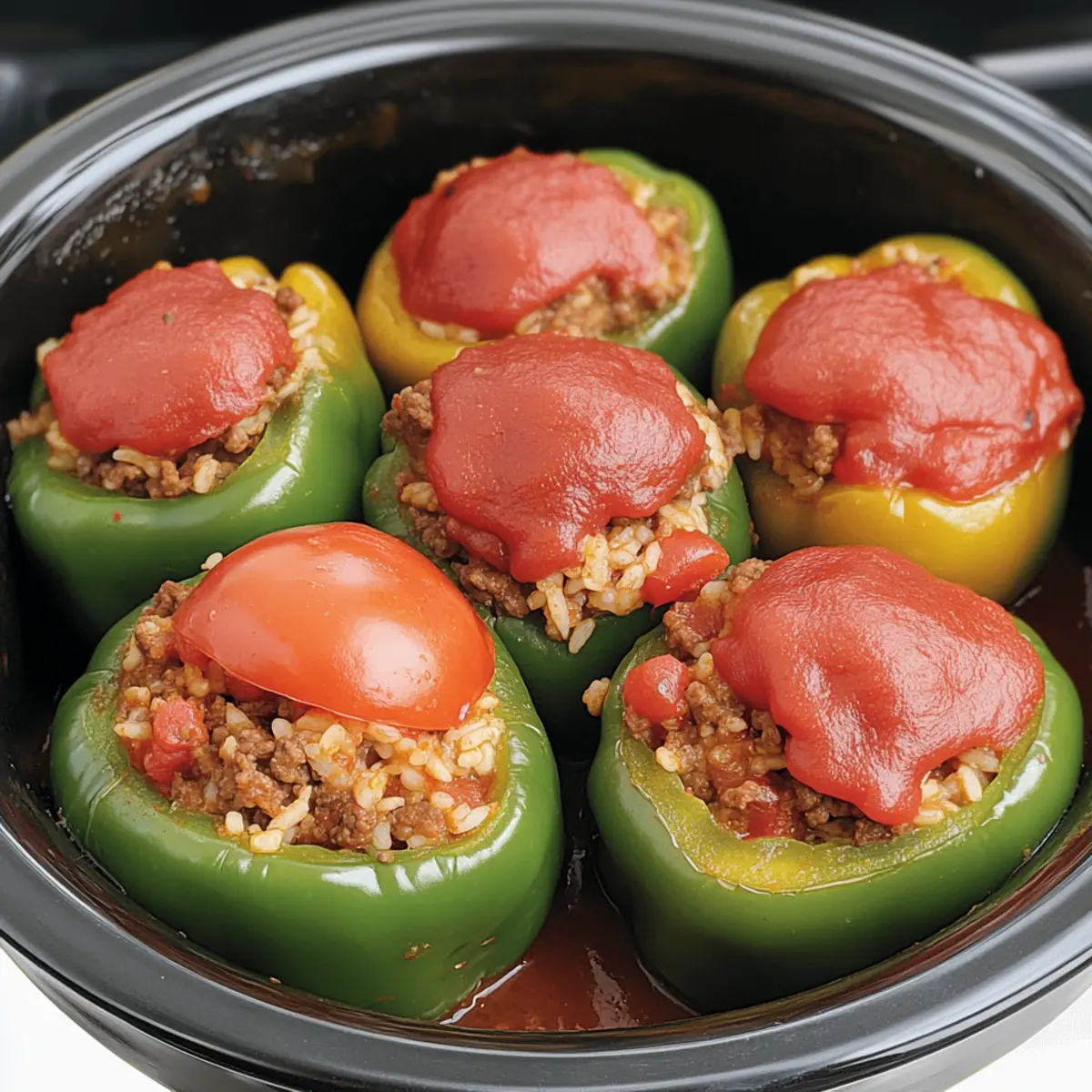 Crock Pot Stuffed Peppers: Easy and Flavor-Packed Meal!
