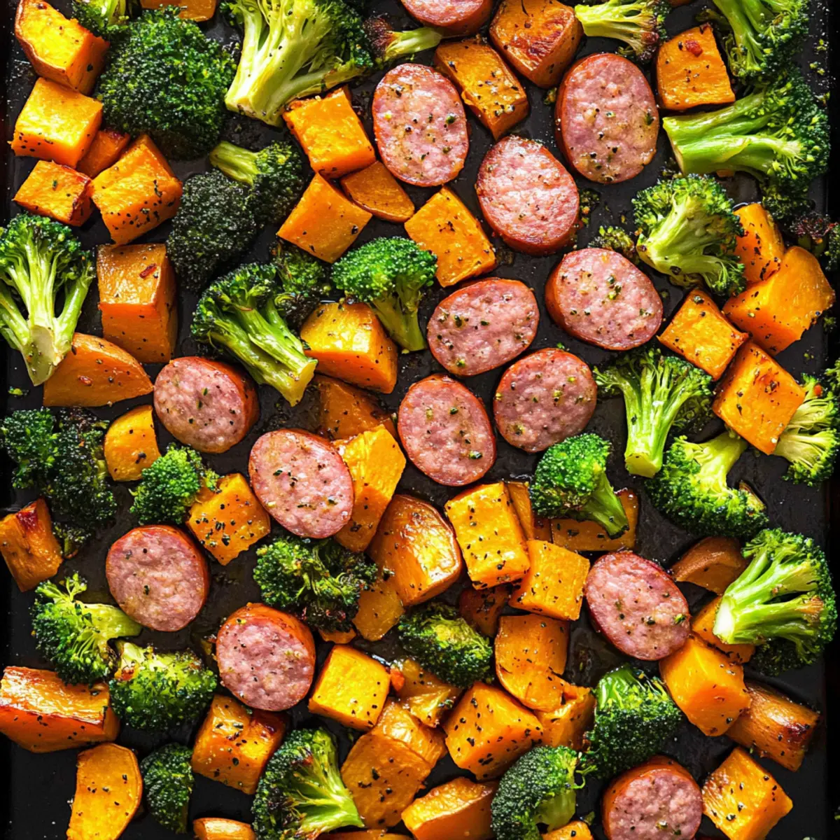20 Minute Sheet Pan Sausage and Veggies for Busy Nights