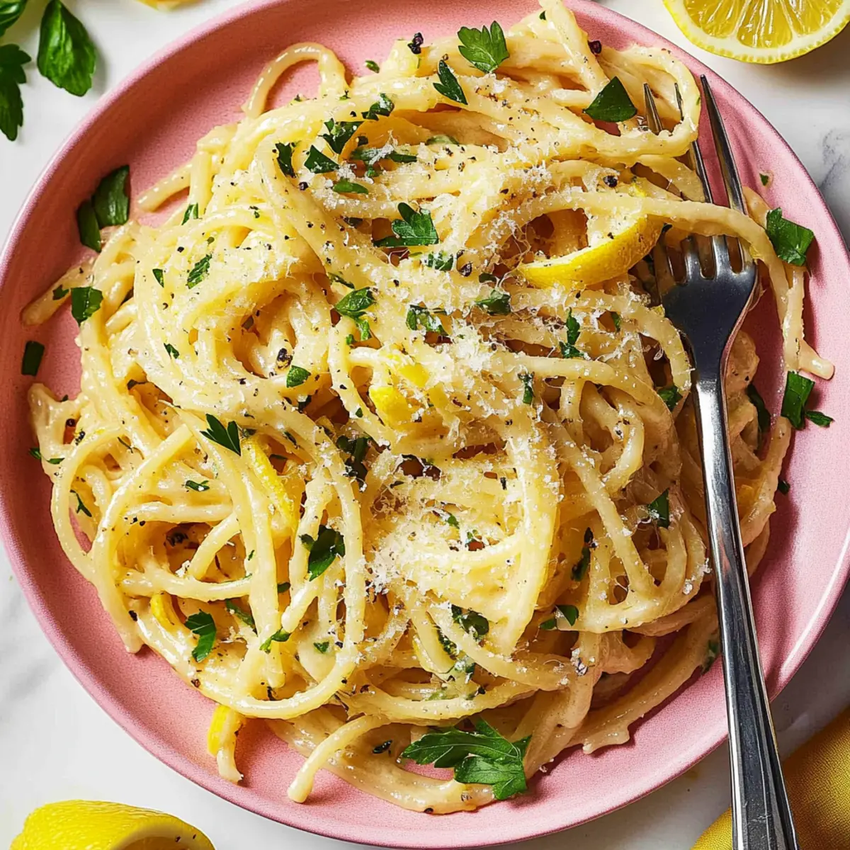 Lemon Pasta: Quick & Zesty Dinner in Just 20 Minutes