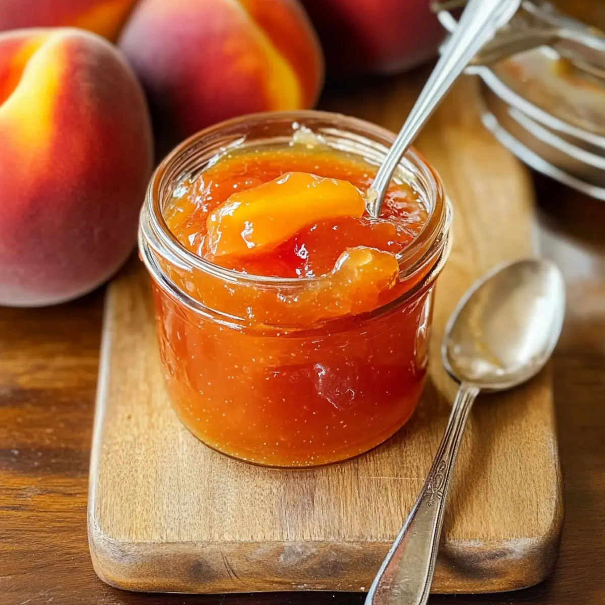 Delicious Peach Jam Without Pectin in Just 3 Ingredients
