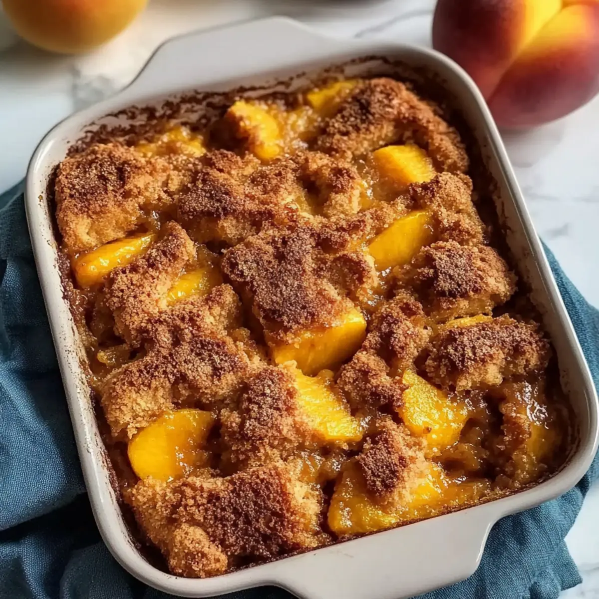 Peach Cobbler French Toast Bake: A Sweet Morning Treat