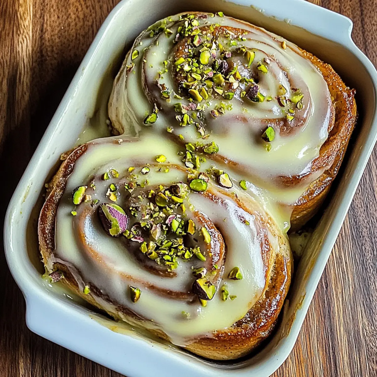 Heavenly Pistachio Cream Cinnamon Rolls for a Cozy Brunch