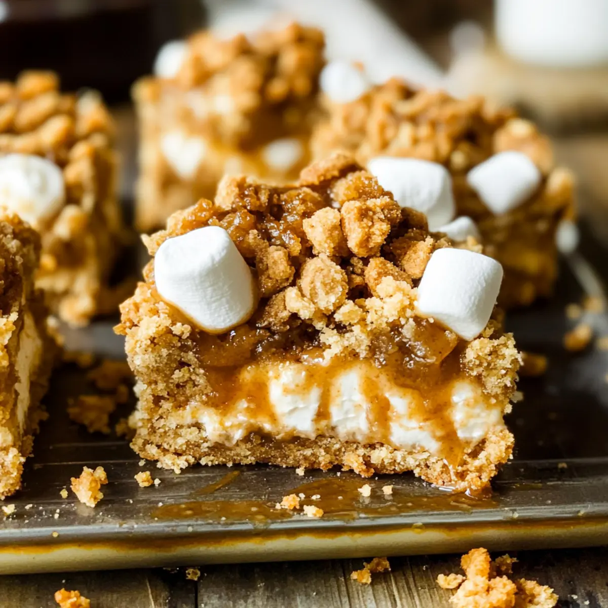 Gooey Biscoff Crumb Bars that Melt in Your Mouth