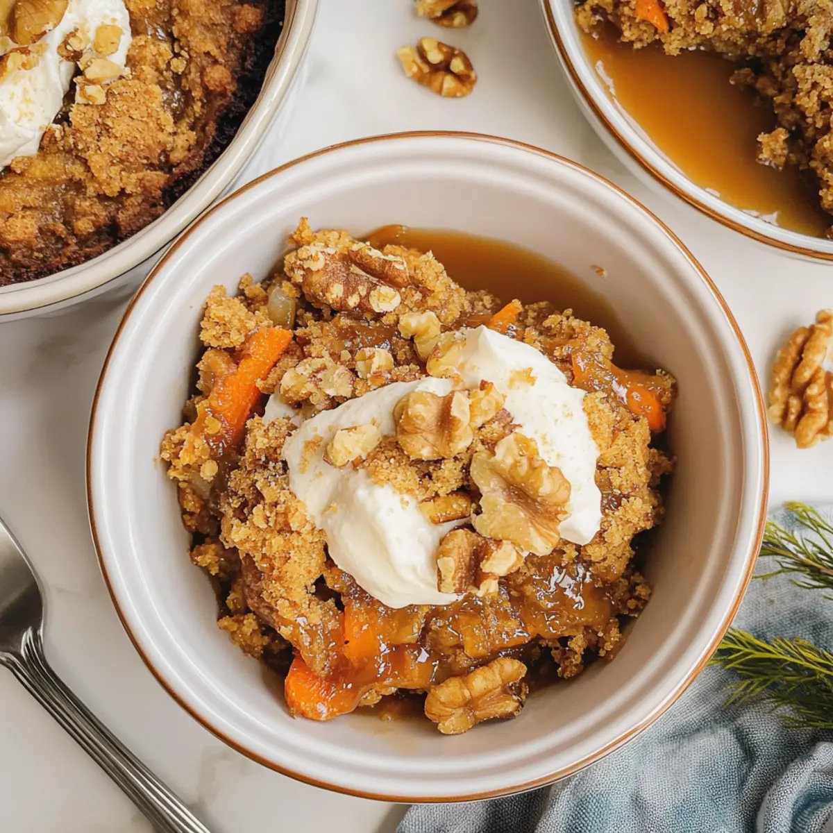 Carrot Cake Cobbler: A Comforting Twist on a Classic Dessert