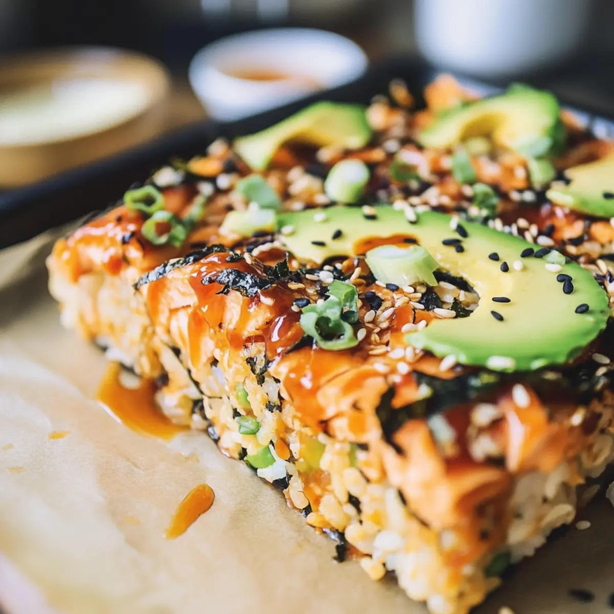 Salmon Sushi Bake: A Creamy Twist on Your Favorite Roll