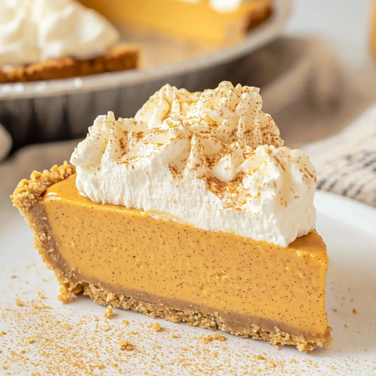 Delight in No Bake Marshmallow Pumpkin Pie This Thanksgiving